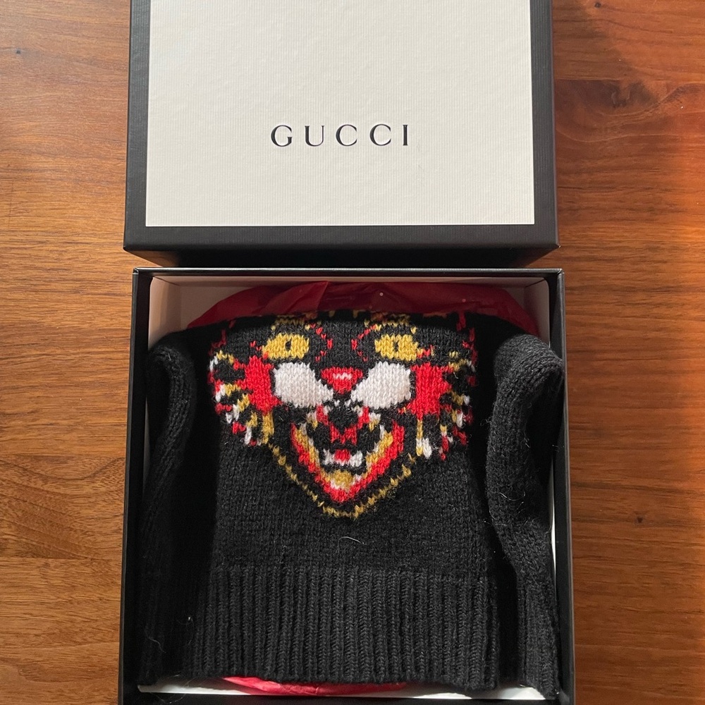 NEW Gucci Limited Edition Medium Tiger Wool Hat